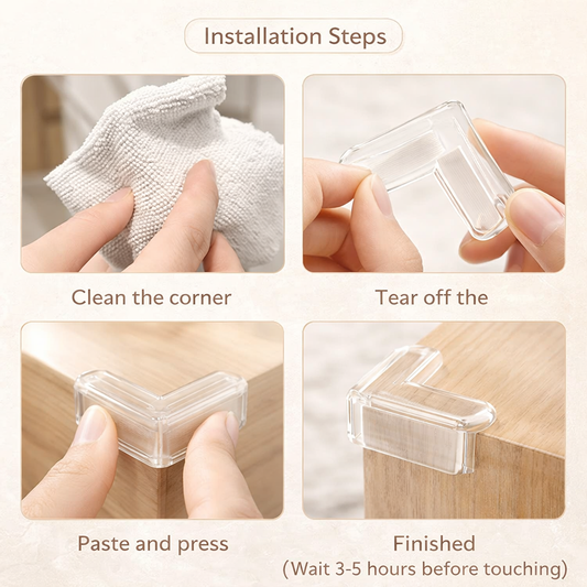 Premium Transparent Corner Protector ( Pack of 8 )