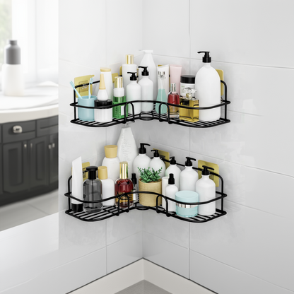 ⭐Premium Bathroom Adhesive Corner Shelf⭐ ( Pack of 2 )