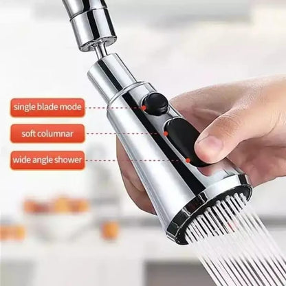 360° Rotating Faucet Sprayer Head – Splash-Proof Kitchen Sink Extender
